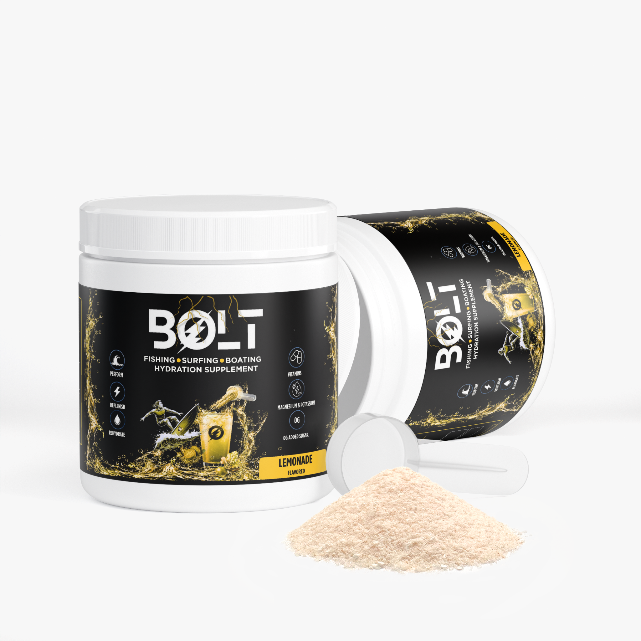 Fishing Bolt Hydration Supplement/Drink - 30 Servings (Lemonade)