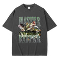 Master Baiter Bass Fishing Fisher Funny Meme Graphic T-shirts Men Casual Cotton Tshirt Short Sleeve Vintage Summer Pop T Shirts