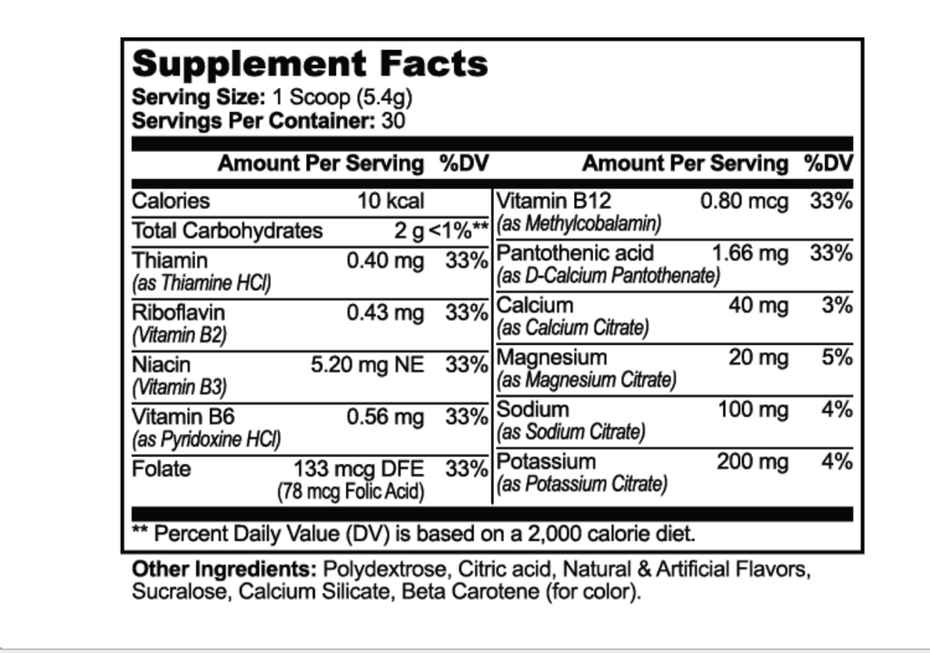 Fishing Bolt Hydration Supplement/Drink - 30 Servings (Lemonade)