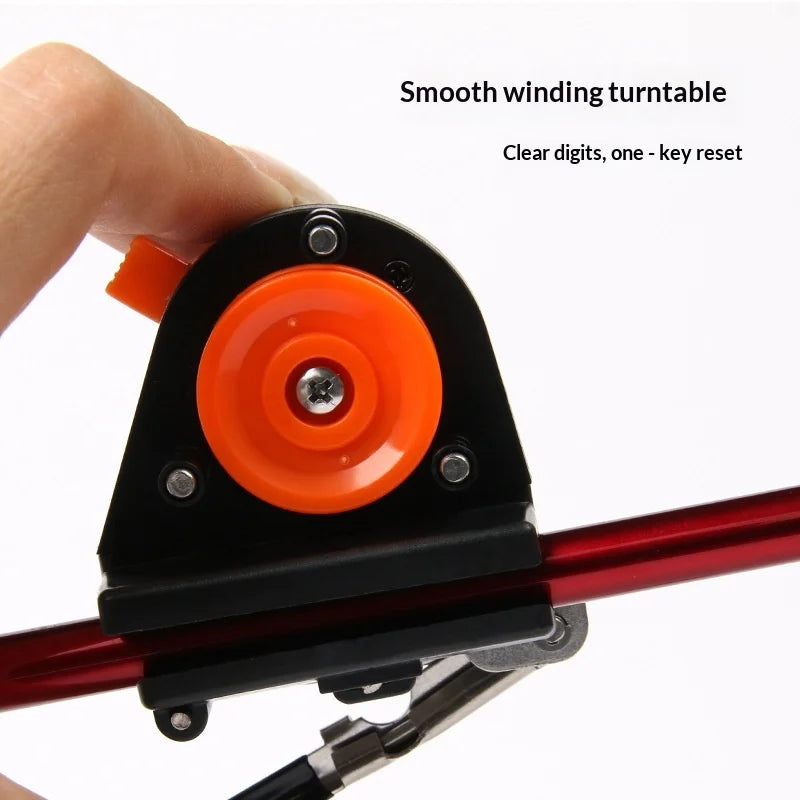 Fishing Line Depth Counter Fishing Line Depth Finder 0-999M Fishing Line Depth Counter Finder Tool Tackle Length Gauge Counter